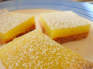 New Year's Recipes: Lemon Bars and Chocolate Souffle